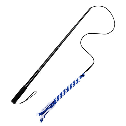 Retractable Dog Interactive Stick Toys Extendable Flirt Pole Funny Chasing Tail Teaser and Exerciser for Pets Dogs Toy Pet Toy