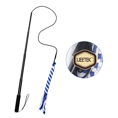 Retractable Dog Interactive Stick Toys Extendable Flirt Pole Funny Chasing Tail Teaser and Exerciser for Pets Dogs Toy Pet Toy
