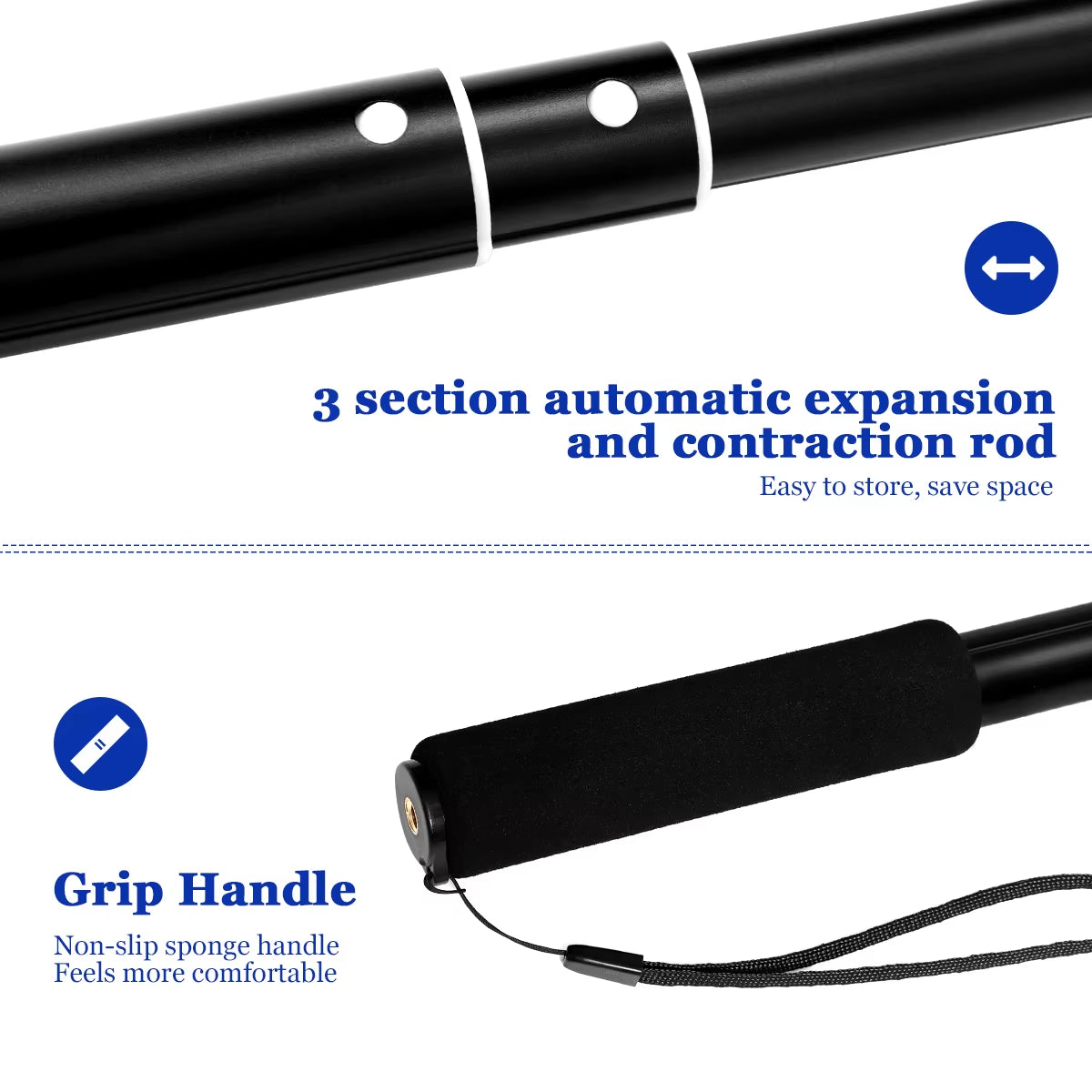 Retractable Dog Interactive Stick Toys Extendable Flirt Pole Funny Chasing Tail Teaser and Exerciser for Pets Dogs Toy Pet Toy